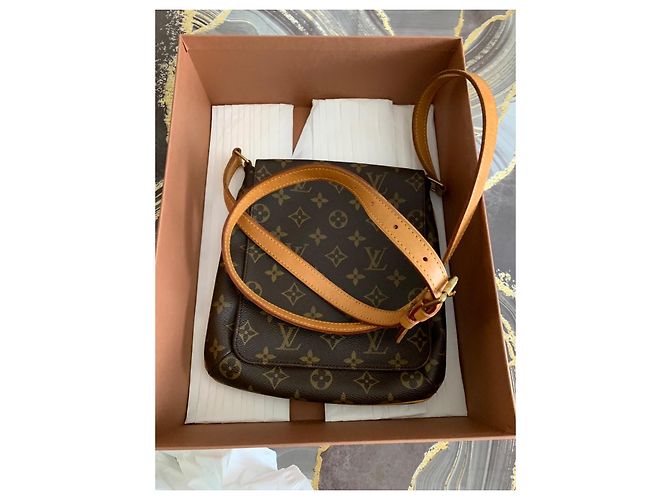 Salsa Borsa a tracolla Louis Vuitton Monogram Canvas Marrone - vista 16