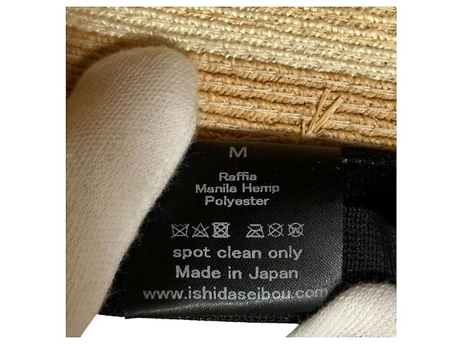 Autre Marque Ishidaseibou Raffia-Hut Beige - Ansicht 9