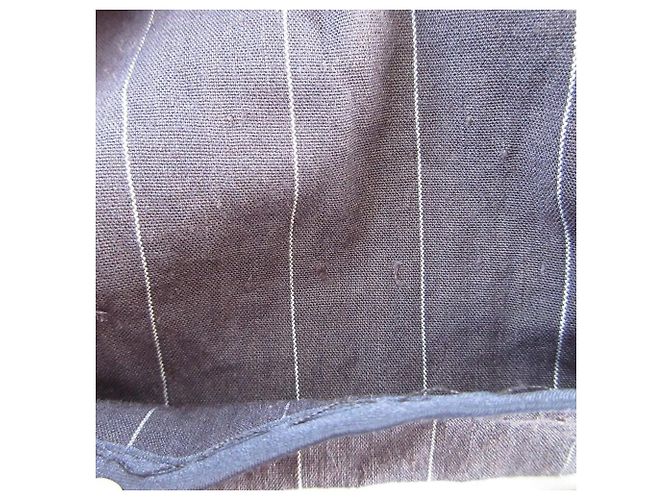Autre Marque Falda-jersey stretch de lino Uhr Azul Azul marino - vista 17