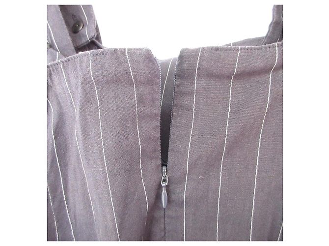 Autre Marque Falda-jersey stretch de lino Uhr Azul Azul marino - vista 8