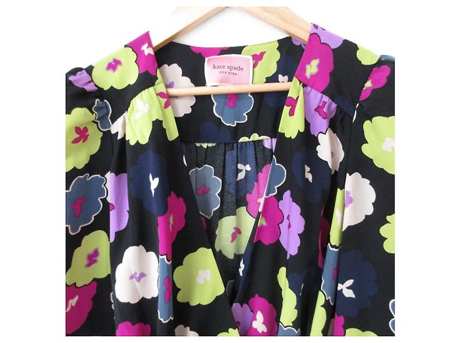 kate spade Floweprint Kleid Mehrfarben - Ansicht 4