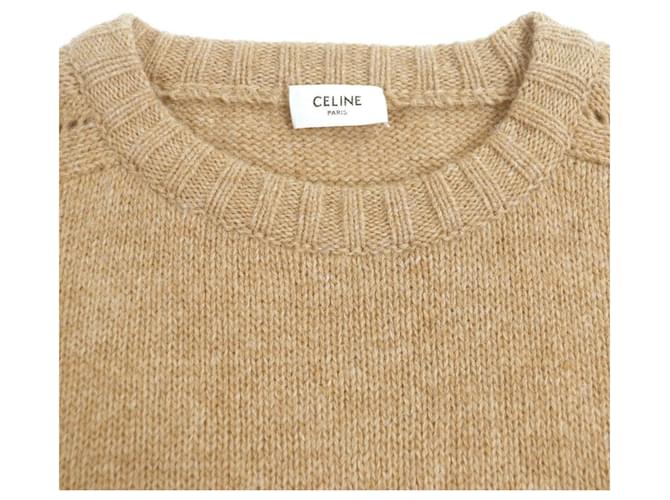 Céline CELINE Wollpullover Braun Hellbraun - Ansicht 2