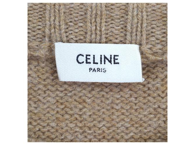 Céline CELINE Wollpullover Braun Hellbraun - Ansicht 4