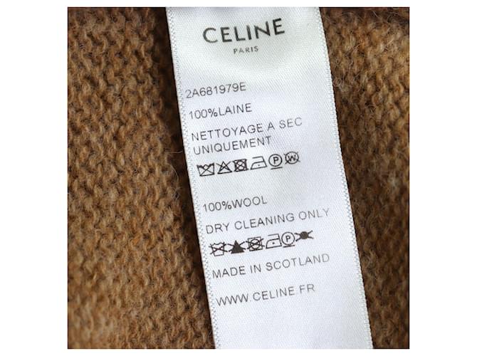 Céline CELINE Wollpullover Braun Hellbraun - Ansicht 6