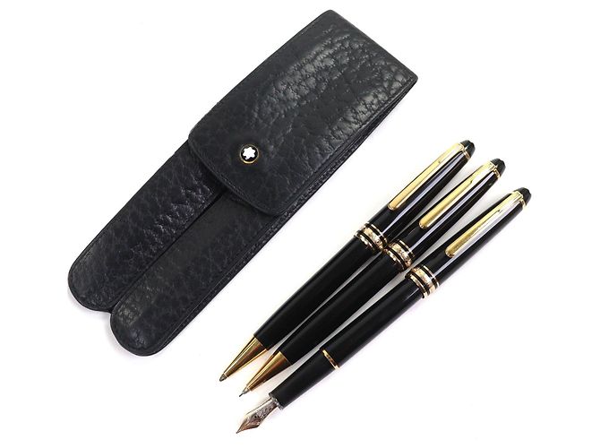 MONTBLANC Meisterstück 14K Füllfederhalter Schwarz Golden - Ansicht 2