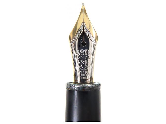 MONTBLANC Meisterstück 14K Füllfederhalter Schwarz Golden - Ansicht 5
