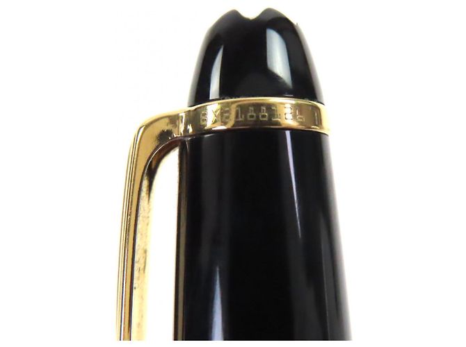 MONTBLANC Meisterstück 14K Füllfederhalter Schwarz Golden - Ansicht 7