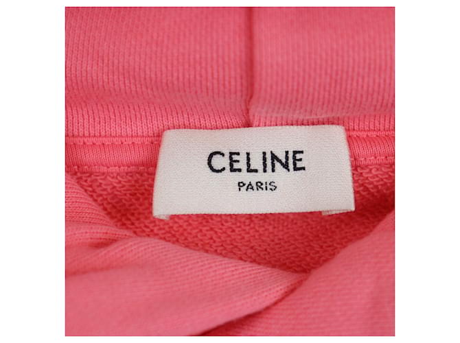 Céline Sudadera con capucha CELINE de algodón Rosa - vista 6