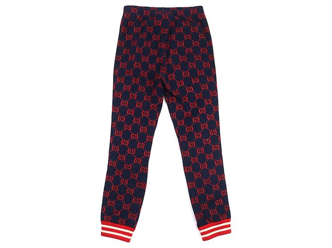 Gucci GG Jacquard-Baumwoll-Jogginghose Blau - Ansicht 2