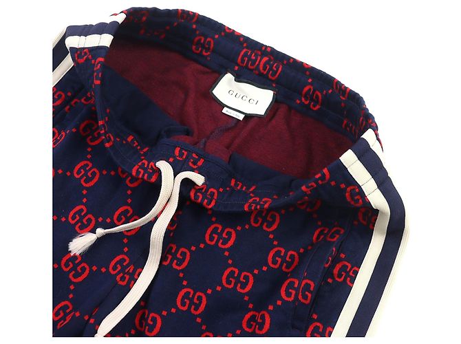 Gucci GG Jacquard-Baumwoll-Jogginghose Blau - Ansicht 5
