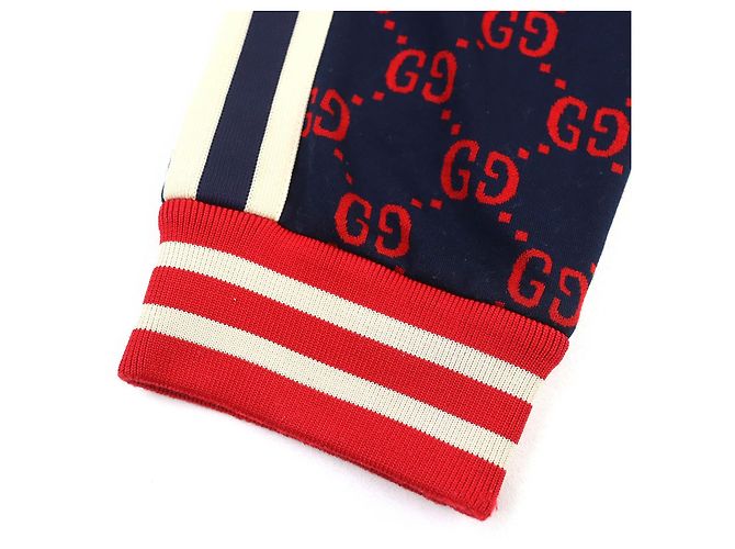 Gucci GG Jacquard-Baumwoll-Jogginghose Blau - Ansicht 6
