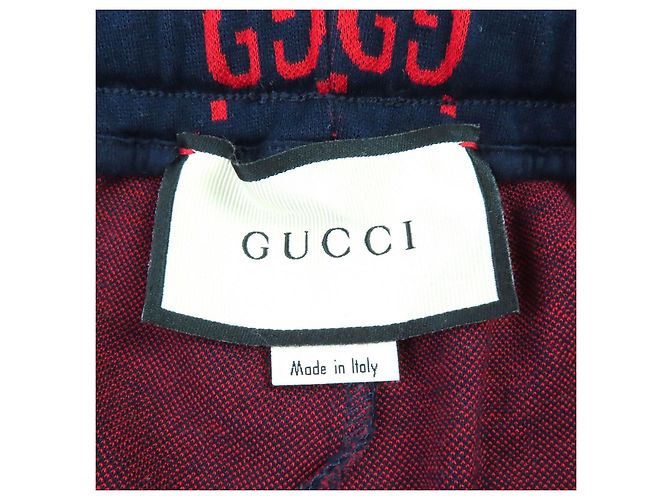 Gucci GG Jacquard-Baumwoll-Jogginghose Blau - Ansicht 7