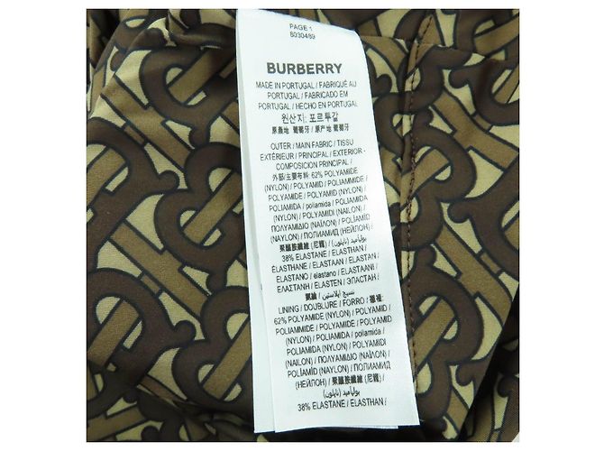 Top Burberry TB Monogram Castaño - vista 9