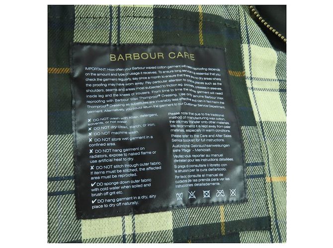 Autre Marque Barbour BEDALE Cotton Jacket Green Khaki - view 9