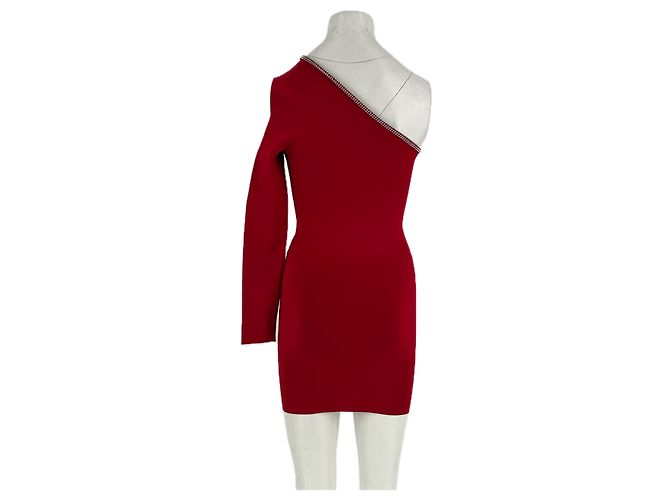 Alexander Wang Rotes Viscose Kleid - Ansicht 2