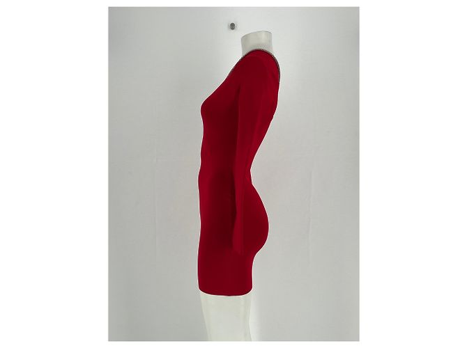 Alexander Wang Rotes Viscose Kleid - Ansicht 3