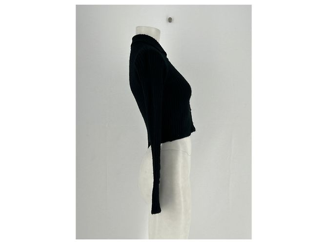 Autre Marque RUVE Cardigan gerippt schwarz - Ansicht 4