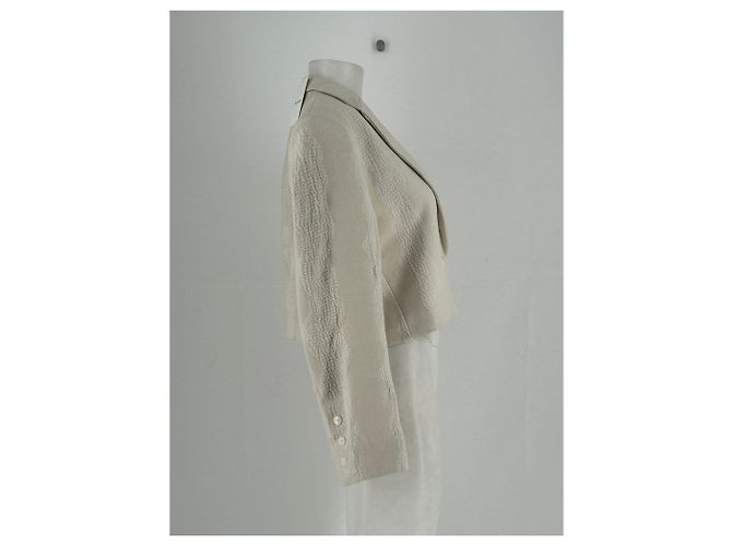 Autre Marque THE ODDER SIDE MARLOWE Jacke Beige Baumwolle - Ansicht 4