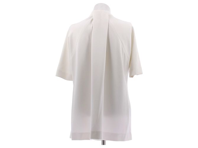 Balenciaga weißes Seidentop - Ansicht 2