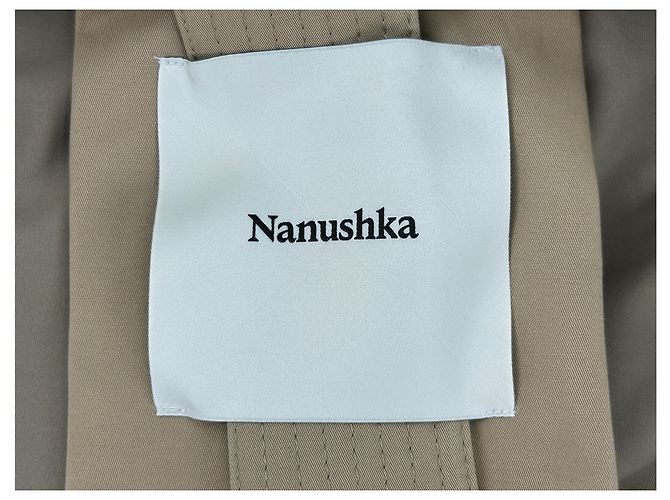 Nanushka Sobrecamisa de algodón marrón Castaño - vista 5