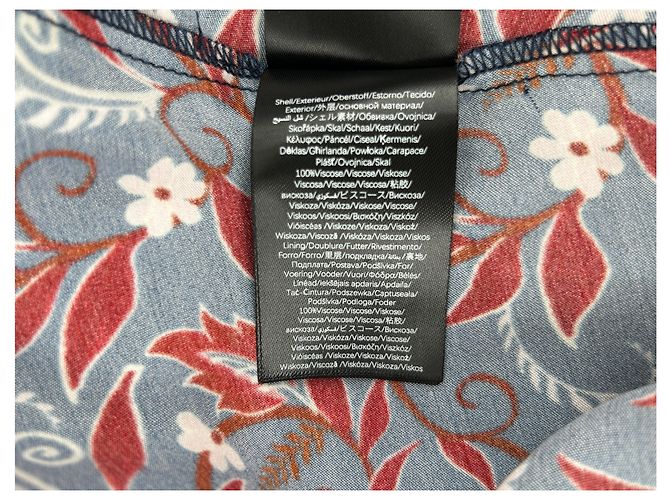 Vestido estampado vermelho de viscose Farm Rio - vista 7