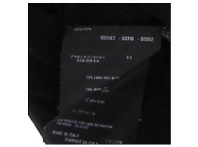 Prada Cardigan aus Wolle schwarz Größe 40 - Ansicht 5