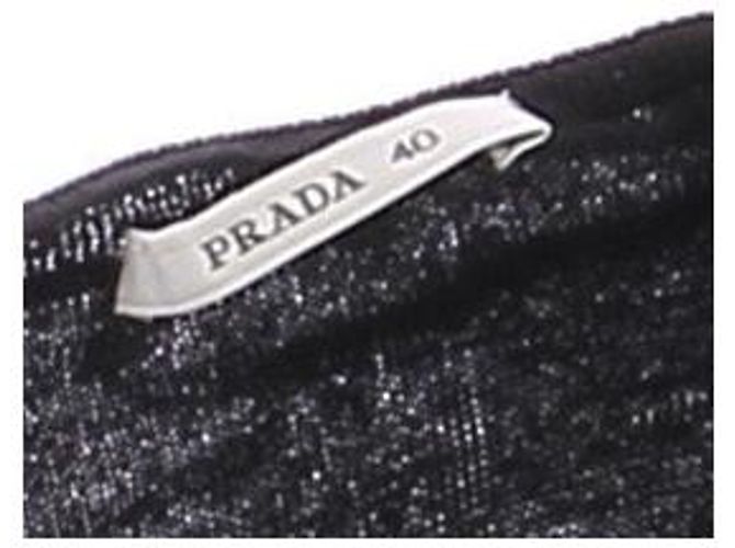 Prada Cardigan aus Wolle schwarz Größe 40 - Ansicht 6