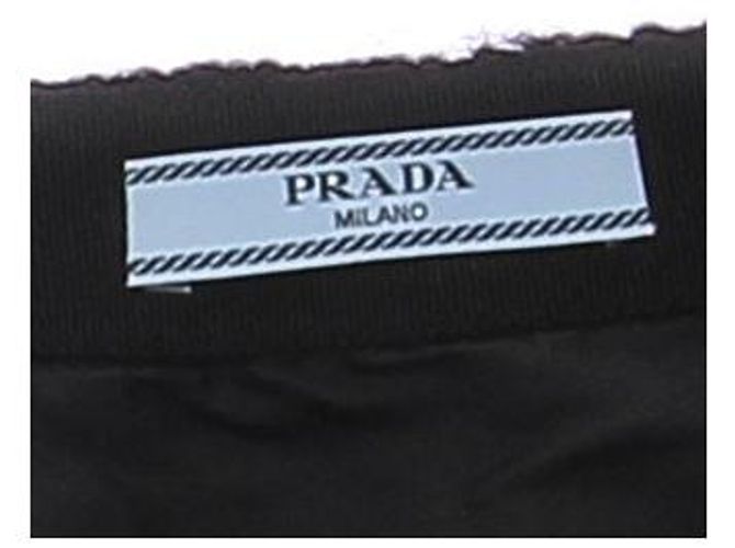 Falda de lana negra Prada Negro - vista 5