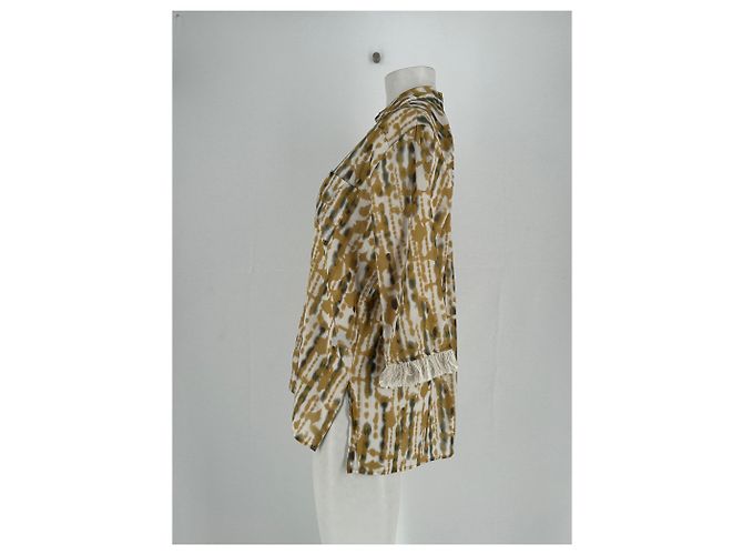Autre Marque Camicia gialla stampata Giallo - vista 2