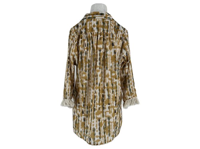Autre Marque Camicia gialla stampata Giallo - vista 3