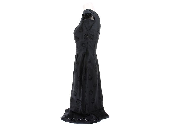 Vestido Prada de algodón azul marino talla 42 - vista 4
