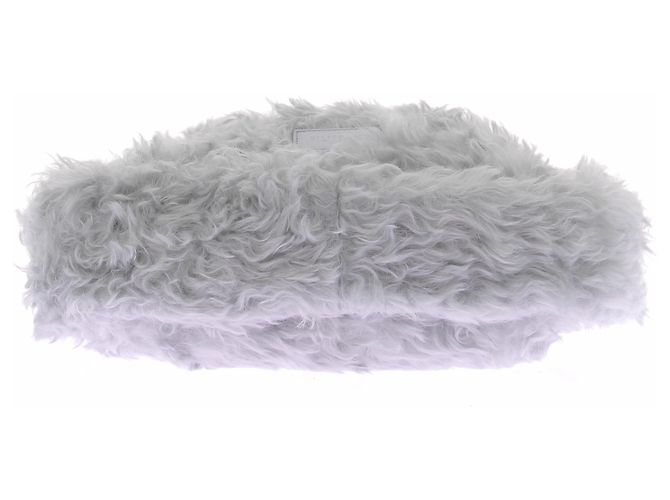 Filippa K Borsa a mano in pelliccia grigia Grigio - vista 6