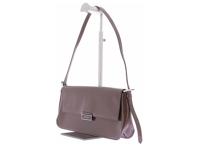 Borsa a mano By Far in pelle marrone - vista 2