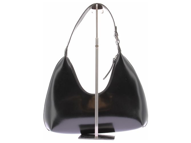 Borsa AMBER By Far in pelle nera Nero - vista 3