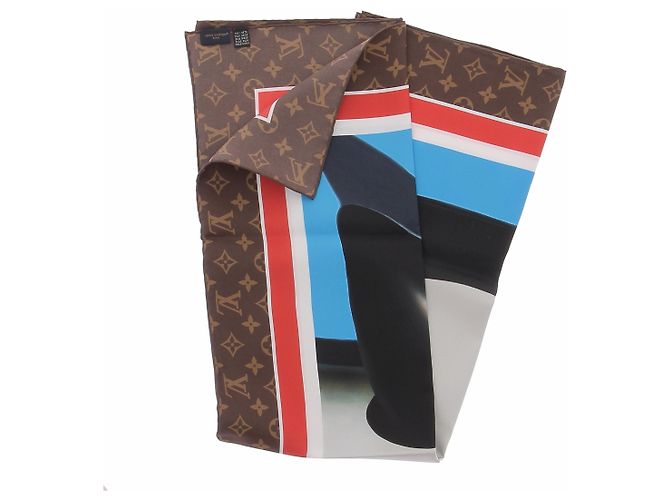Louis Vuitton Seidentuch 90 cm Mehrfarben - Ansicht 3