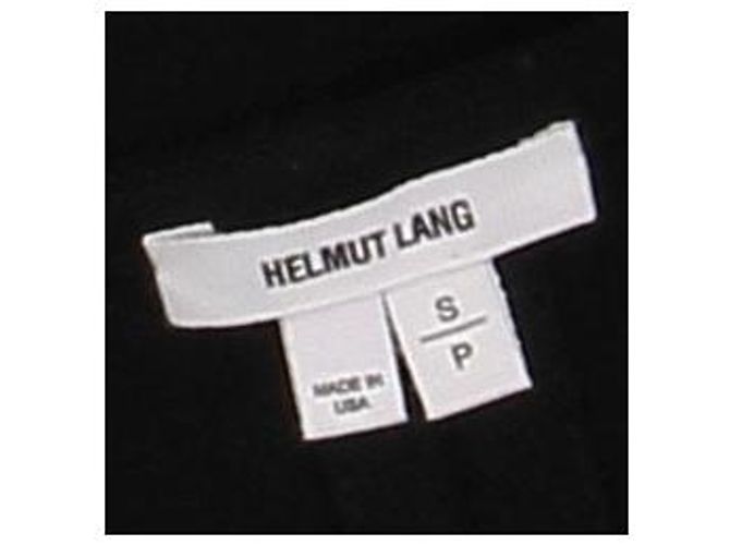 Helmut Lang Abito nero largo senza maniche - vista 5
