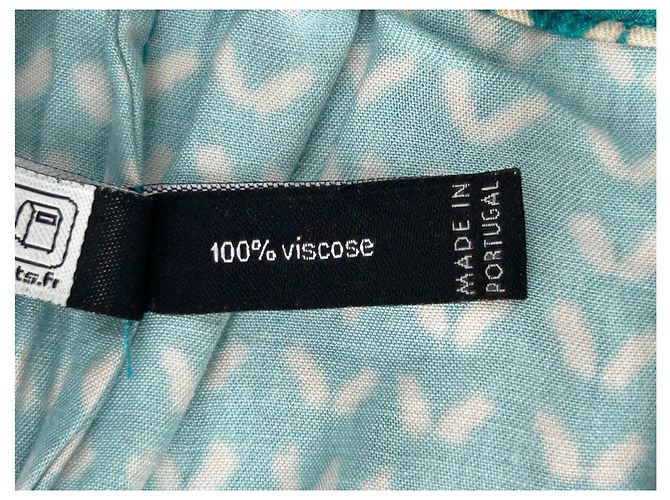 Autre Marque Türkise gemusterte Shorts Blau - Ansicht 5