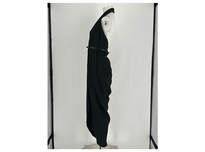 Alaïa Schwarzes Viscose Kleid Größe 40 - Ansicht 3
