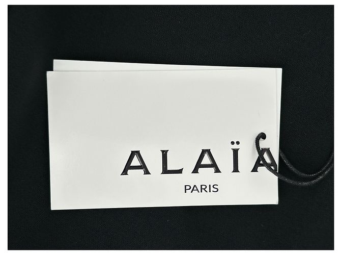 Alaïa Schwarzes Viscose Kleid Größe 40 - Ansicht 6