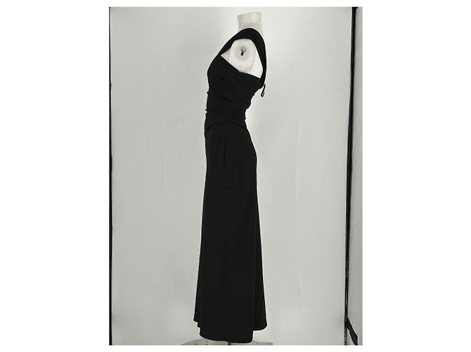 Marc by Marc Jacobs Maxikleid aus Wolle Schwarz - Ansicht 3
