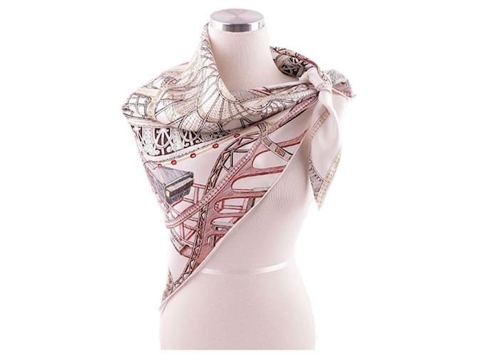 Hermès Bufanda Chevaux dHephaistos Rosa - vista 11