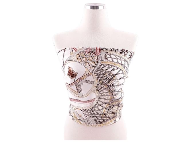 Hermès Bufanda Chevaux dHephaistos Rosa - vista 12