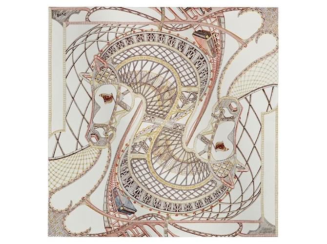 Hermès Bufanda Chevaux dHephaistos Rosa - vista 2