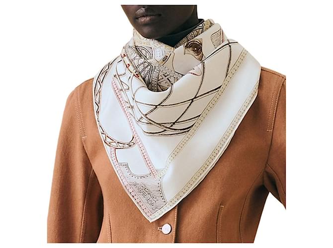 Hermès Bufanda Chevaux dHephaistos Rosa - vista 4