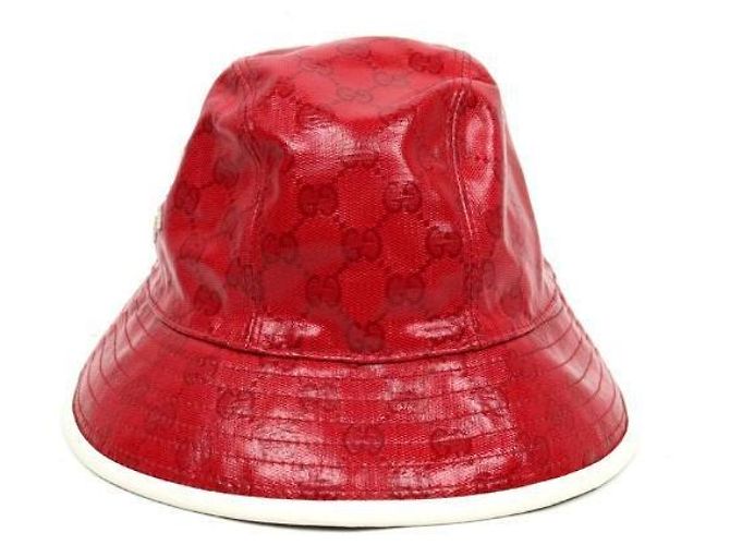 Gucci Roter Fischerhut - Ansicht 2