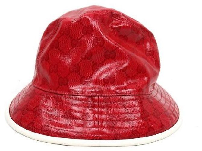 Gucci Roter Fischerhut - Ansicht 3