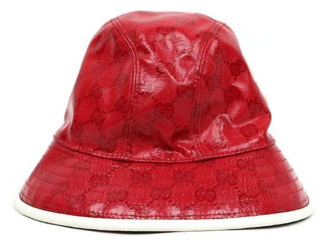 Gucci Roter Fischerhut - Ansicht 4