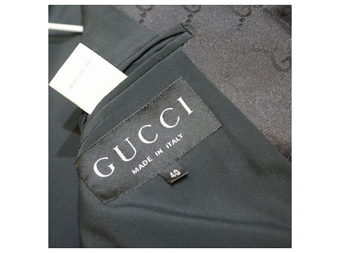 Gucci Black Logo Pattern Jacket - view 3