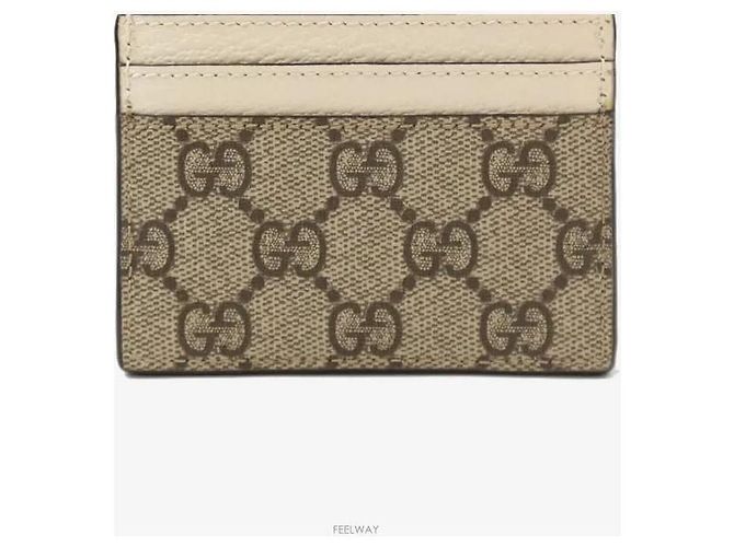 Gucci Tarjetero Ophidia GG Blanco - vista 3