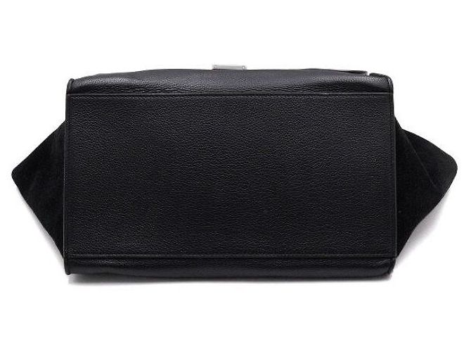 Céline Borsa Tote e Borsa a Tracolla Trapeze Nera Nero - vista 7